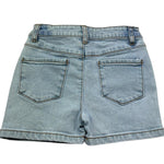 Trussardi Short Tinta Unita In Denim per Neonata JIP26073SH AZZURRO TRUSSARDI 