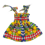 Mijolica Top Tinta Unita Con Fantasia Multicolor Multicolor Per Neonata