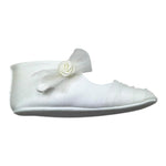 Baby Comfort Ballerina Tinta Unita con Applicazione per Neonata 17511 BIANCO BABY COMFORT 