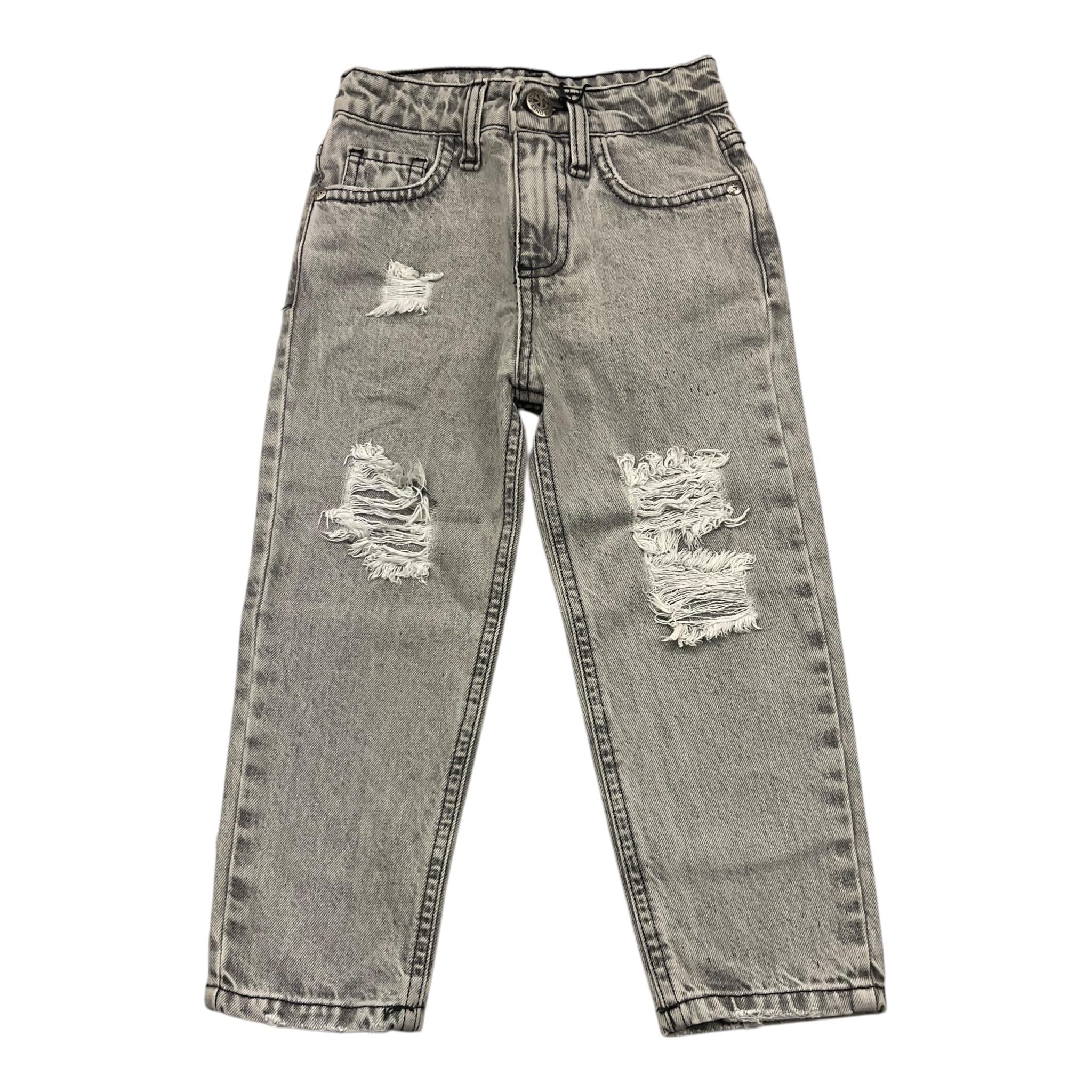 JOHN RICHMOND jeans tinta unita con girovita regolabile Grigio per Bambino RBA24158JE GRIGIO JOHN RICHMOND 