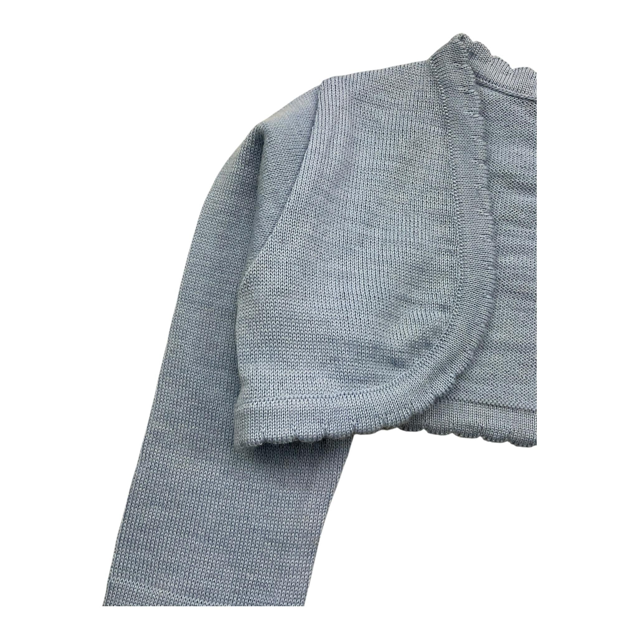 BARCELLINO coprispalle tinta unita Azzurro per Neonata 105327 AZZURRO BARCELLINO 