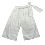 Liu Jo Pantalone Tinta Unita Modello Palazzo per Bambina KA5063X BIANCO LIU JO 
