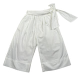 Liu Jo Pantalone Tinta Unita Modello Palazzo per Bambina KA5063X BIANCO LIU JO 