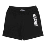 Moschino Bermuda Tinta Unita con Logo per Neonato MUQ01LN NERO MOSCHINO 