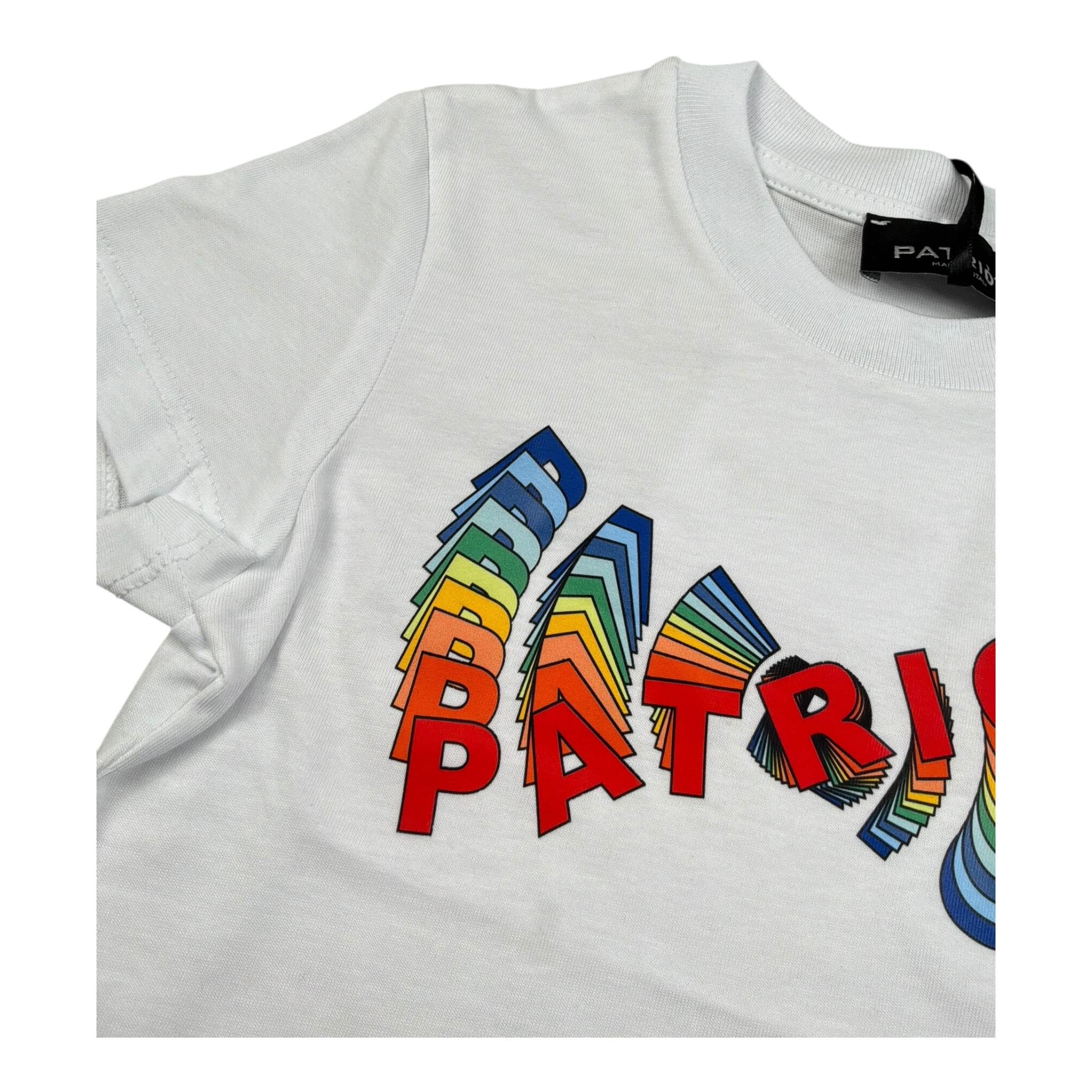 Patriot T-Shirt Girocollo Tinta Unita con Taschino per Neonato 00212 BIANCO PATRIOT 