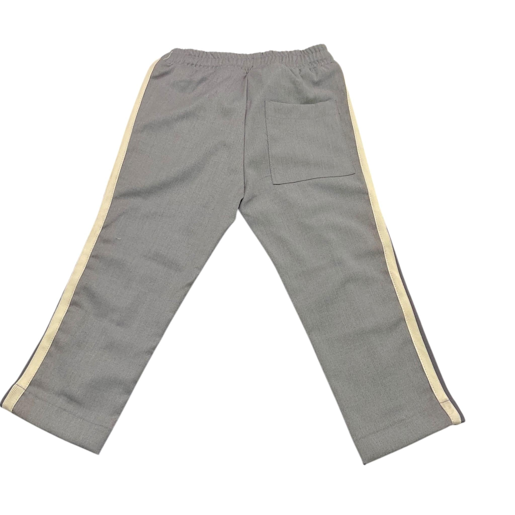 M+E' pantalone tinta unita con elastico in vita Grigio per Bambino UEM0216 GRIGIO M+E' 