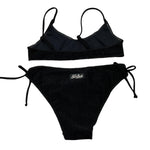 Saint Barth Costume 2 Pezzi Fascia-Mutandina per Bambina LUREX NERO SAINT BARTH 