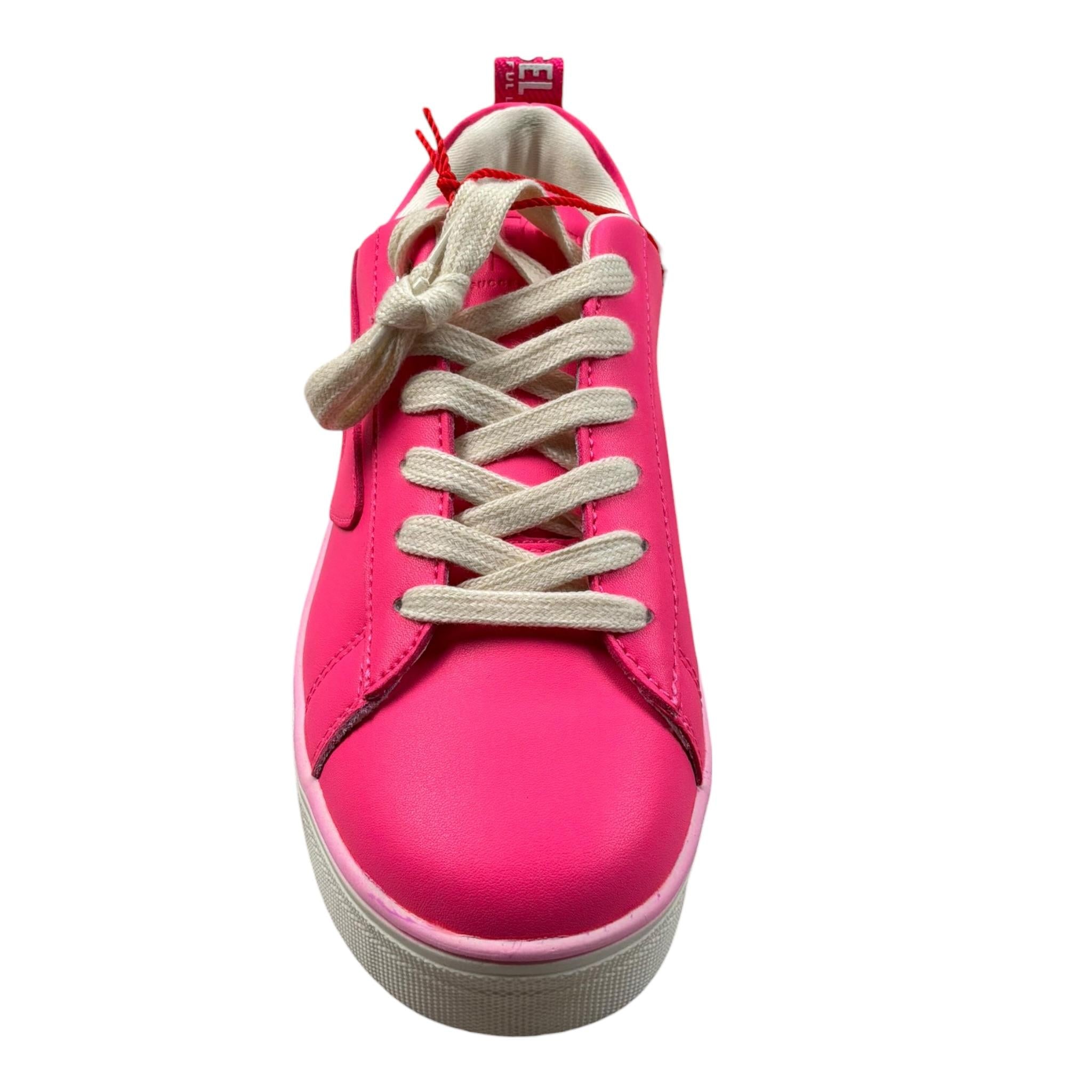 Diesel Sneakers Tinta Unita con Lacci E Suola In Contrasto per Bambina BC0524 ROSA FLUO DIESEL 