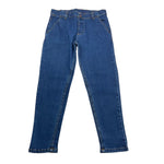Carre'Ment Beau Jeans Tinta Unita con Girovita Regolabile per Bambina Y30268 BLU CARRE'MENT BEAU 