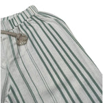 Babyvip Pantalone Tinta Unita con Fantasia A Righe per Neonato T7709 BIANCO BABYVIP 