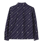 ELISABETTA FRANCHI camicia manica lunga tinta unita con logo Blu per Neonata EGCA035 BLU ELISABETTA FRANCHI 