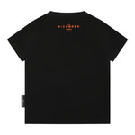 John Richmond T-Shirt Girocollo tinta unita con Stampa Nero per Bambino RIP25014TSJXXXX NERO JOHN RICHMOND 