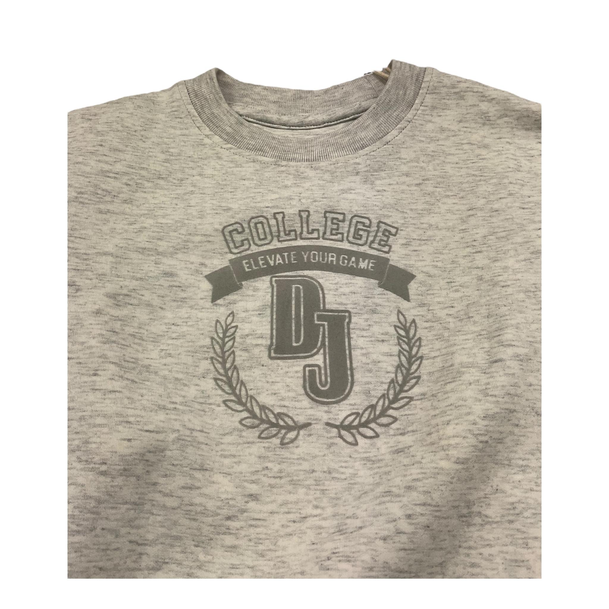 Dnj Felpa Chiusa Girocollo Tinta Unita per Bambino MFD5102J GRIGIO DNJ 