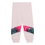 BillIEBLUSH pantalone tuta tinta unita con paillettes Rosa per Bambina U20441 ROSA BillIEBLUSH 