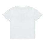 Calvin Klein T-Shirt Tinta Unita con Logo per Neonato IN0IN00011 BIANCO CALVIN KLEIN 