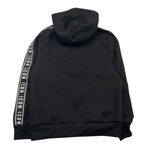 ICON felpa con zip e cappuccio tinta unita con logo Nero per Bambino IBSW324 NERO ICON 