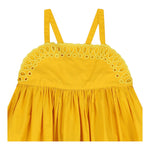 Stella Mccartney Abito Tinta Unita Traforato per Bambina TU1B92 GIALLO STELLA McCARTNEY 