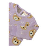 LIU JO completo 2 pezzi maglia-pantalone tinta unita Lilla per Neonata HF4052X LILLA LIU JO 