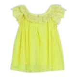 Billieblush Set Abito Tinta Unita-Coulotte Giallo per Neonata