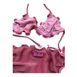 Saint Barth Costume 2 Pezzi Triangolo-Mutandina Lurex per Bambina CRIS001 ROSA SAINT BARTH 