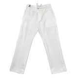 Paolo Pecora Pantalone Tinta Unita con Elastico In Vita per Bambino PP3934 BIANCO PAOLO PECORA 