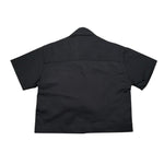 Yes London Camicia Mezza Manica Tinta Unita per Neonato JR6025 NERO YES LONDON 