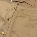 Lu Lu By Miss Grant Camicia Mezza Manica Tinta Unita Crop per Bambina LL3447 BISCOTTO LU LU BY MISS GRANT 