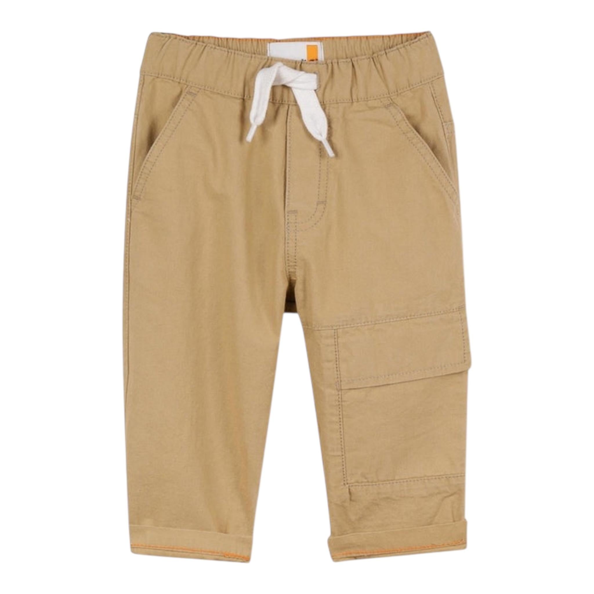 Timberland Pantalone Tinta Unita con Elastico In Vita per Neonato T60499 CAMMELLO TIMBERLAND 