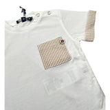 Please T-Shirt Tinta Unita con Stampa per Neonato MBA4030B71 BIANCO PLEASE 