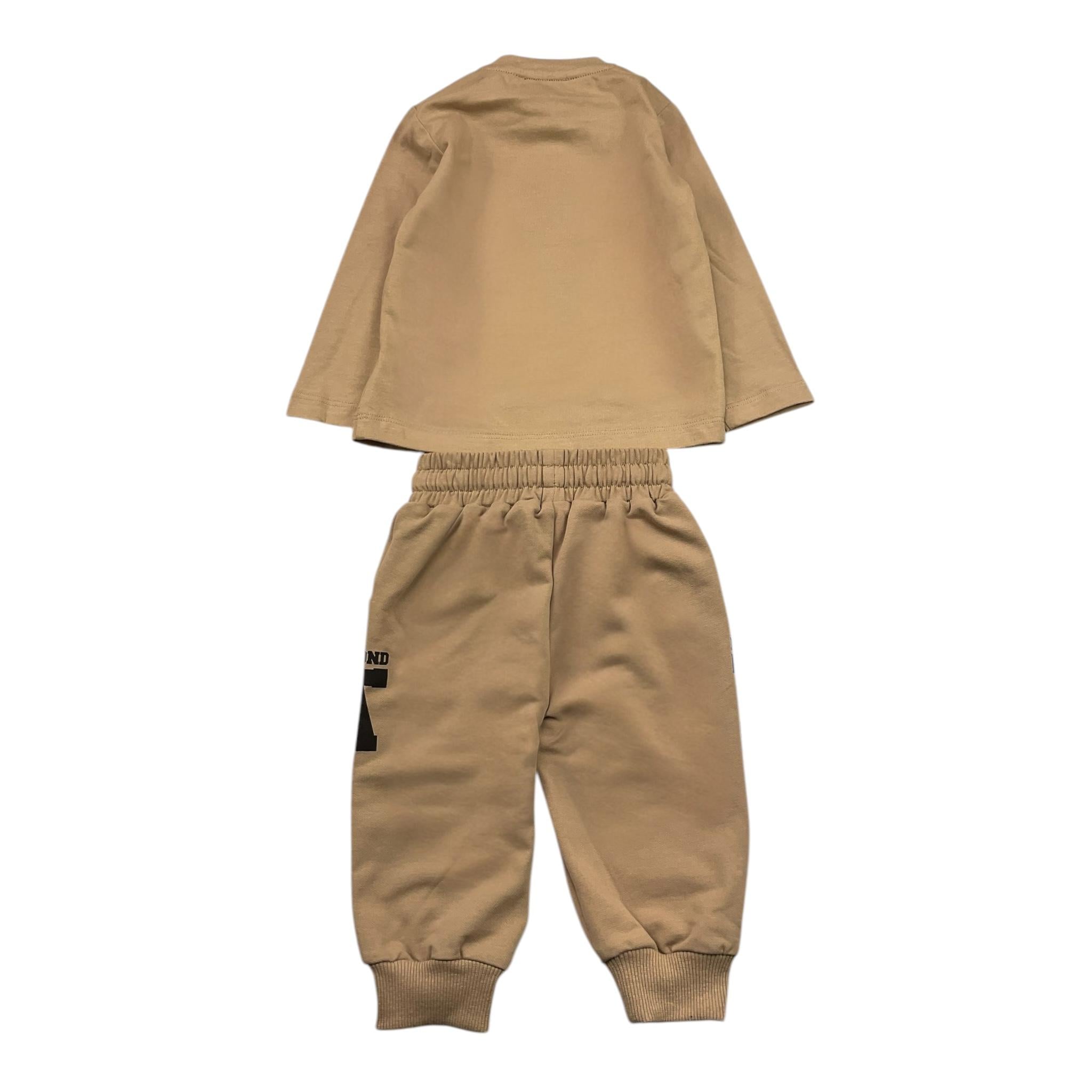 JOHN RICHMOND completo 2pz tinta unita shirt-pantalone Beige per Neonato RIA25056CJ BEIGE JOHN RICHMOND 