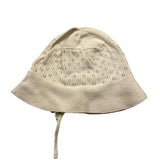 Wedoble Cappello Tinta Unita Con Trafori Beige Per Neonata