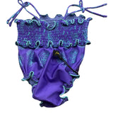 F**K Costume Inter Tinta Unita con Fantasia per Bambina FJ25B2A16MKX63 VIOLA F**K 