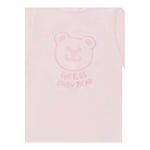 Guess Tutina Tinta Unita con Stampa per Neonata H2YW00KA6W3 ROSA CIPRIA GUESS 