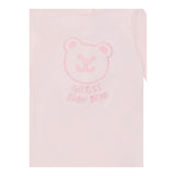 Guess Tutina Tinta Unita con Stampa per Neonata H2YW00KA6W3 ROSA CIPRIA GUESS 