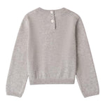 I DO maglia girocollo tinta unita cn ricamo orso Grigio per Neonata 4A554 GRIGIO I DO 