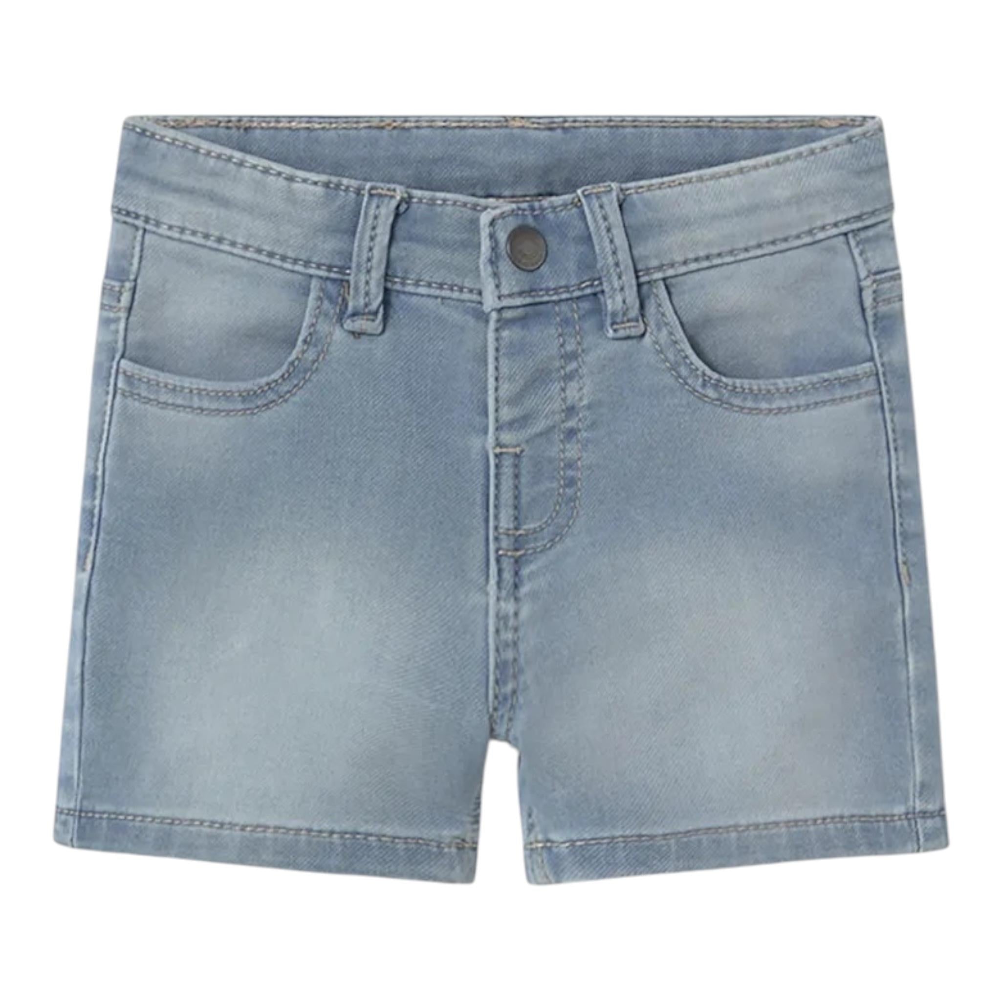 Mayoral Bermuda In Denim Tinta Unita per Neonato 1246 AZZURRO MAYORAL 