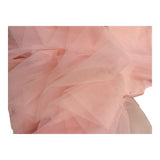 Fun & Fun Abito Giromanica Tinta Unita con Tulle Rosa per Neonata