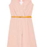 Liu Jo Tuta Intera Tinta Unita Giromanica con Microfantasia per Bambina GA2094J1883 ROSA LIU JO 