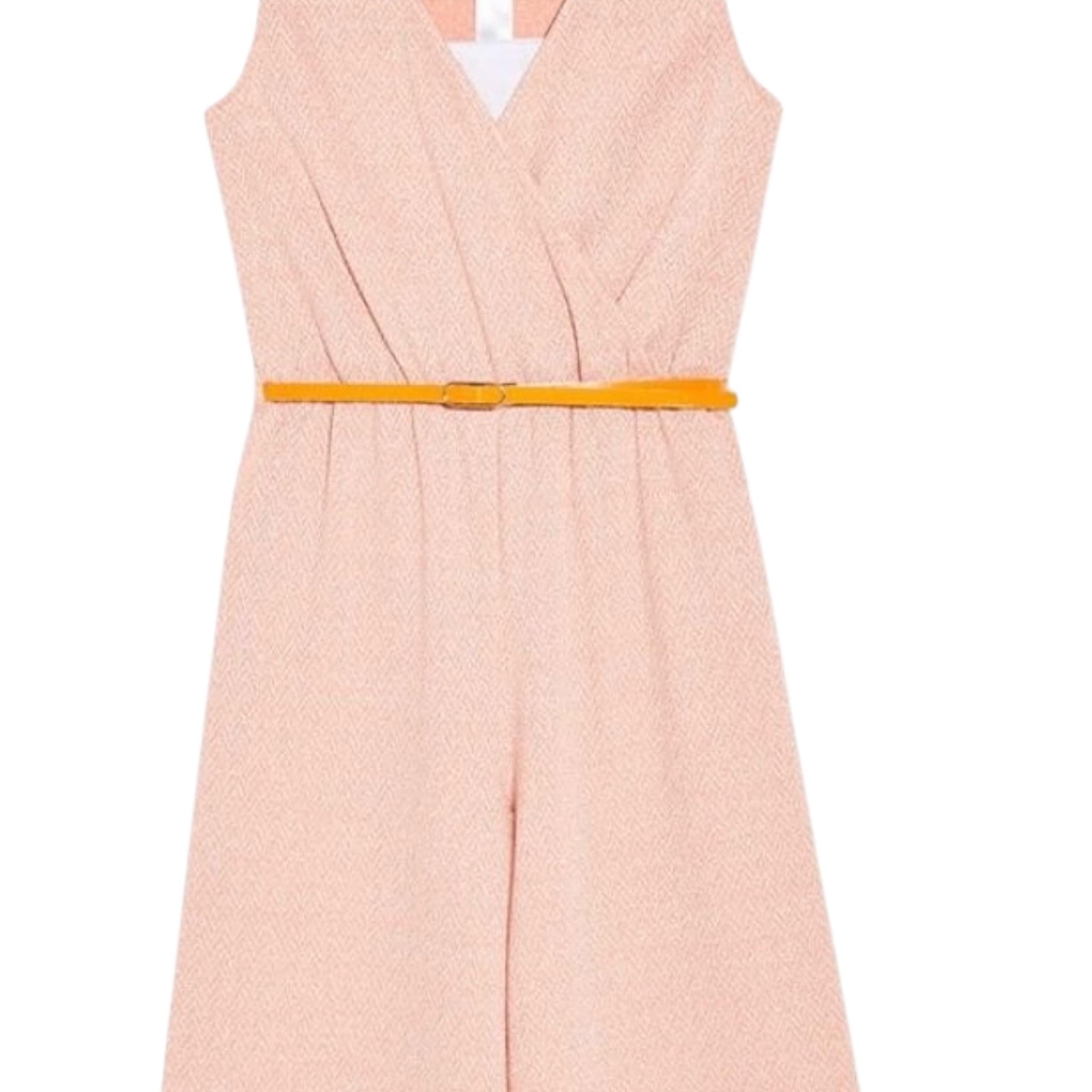 Liu Jo Tuta Intera Tinta Unita Giromanica con Microfantasia per Bambina GA2094J1883 ROSA LIU JO 