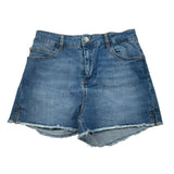 Liu Jo Short In Denim Tinta Unita con Girovita Regolabile per Bambina GA5087 BLU LIU JO 