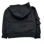 I'M BRIAN felpa chiusa con cappuccio tinta unita Nero per Neonato F3125JN NERO I'M BRIAN 