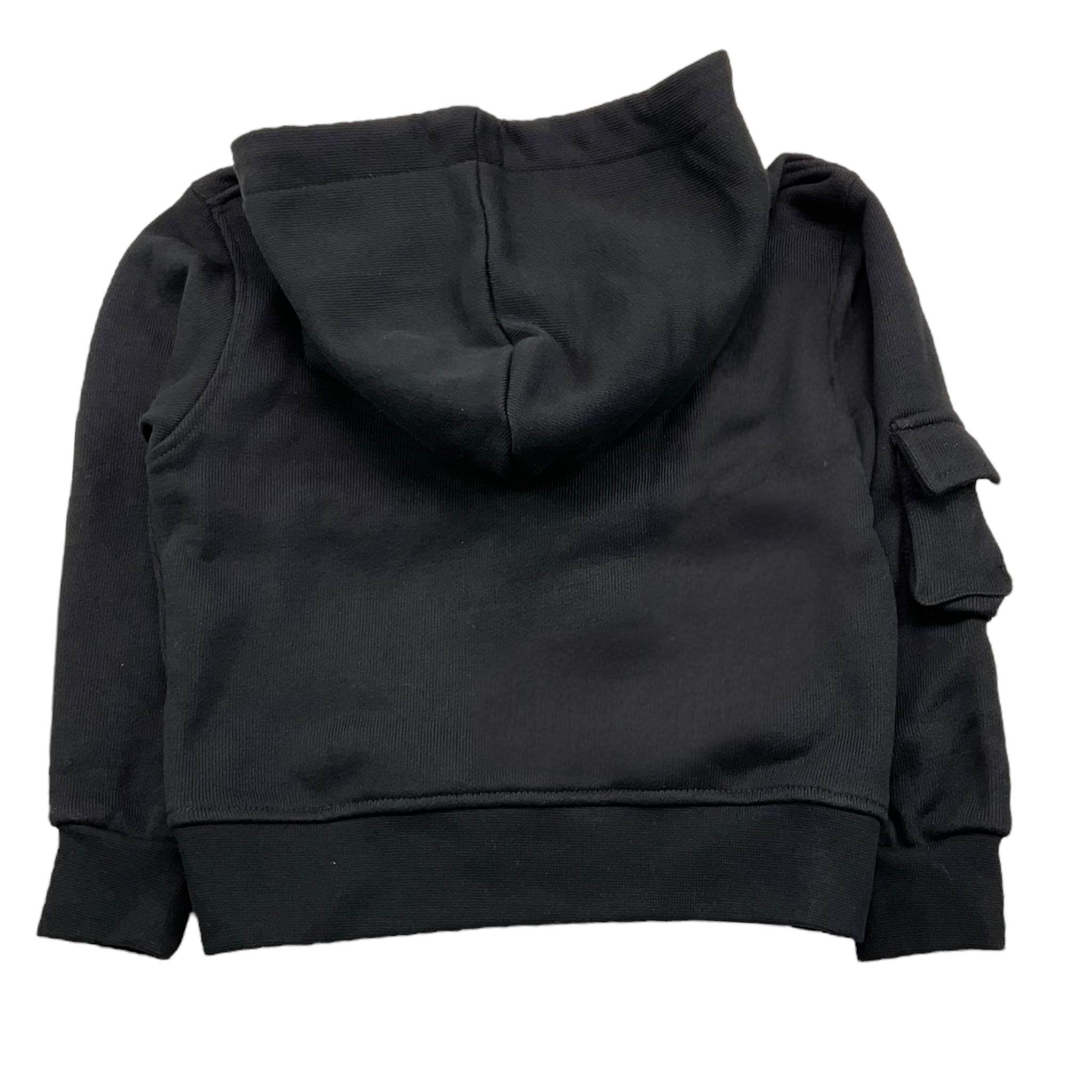 I'M BRIAN felpa chiusa con cappuccio tinta unita Nero per Neonato F3125JN NERO I'M BRIAN 