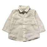 Mayoral Camicia Manica Lunga Tinta Unita con Papillon per Neonato 1102 BIANCO MAYORAL 