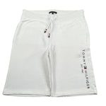 Tommy Hilfiger Bermuda tinta unita con Logo Bianco per Bambino KB0KB08361X BIANCO TOMMY HILFIGER 