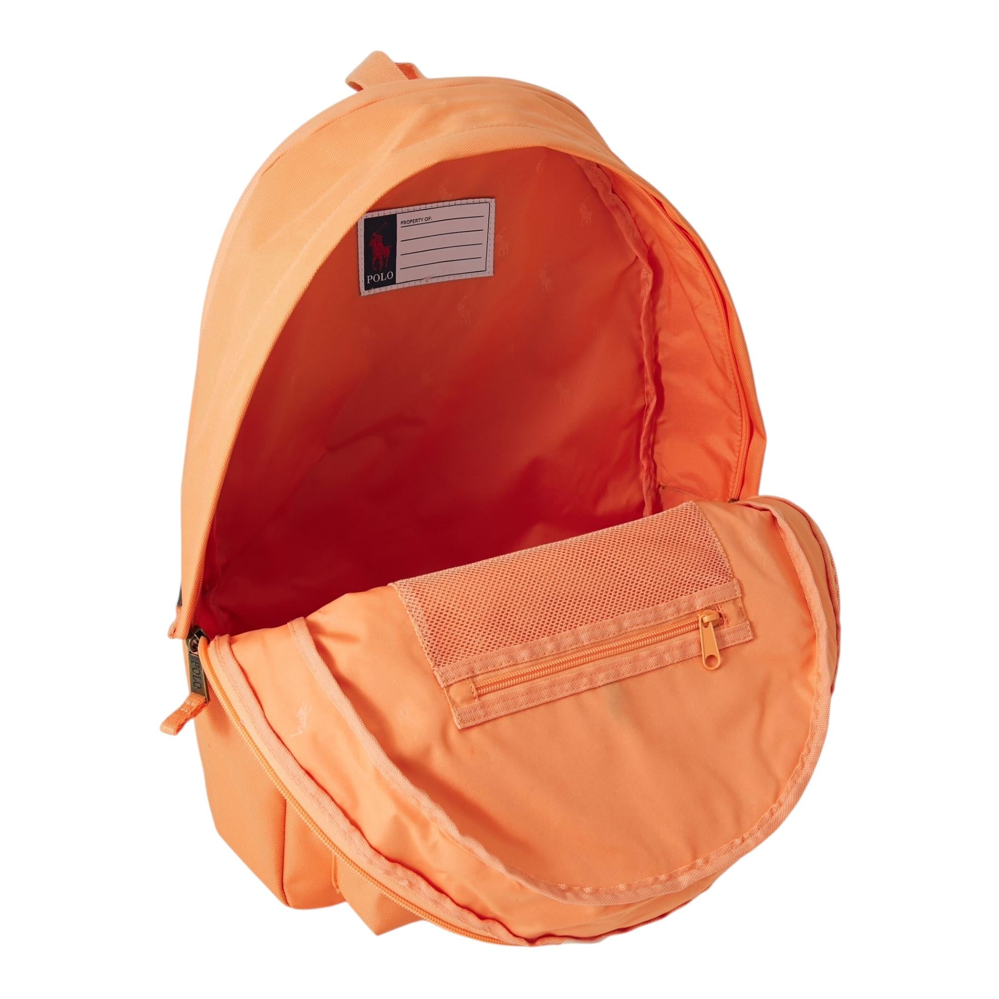 Ralph Lauren Zaino Tinta Unita con Logo per Bambino 9AR151 PESCA RALPH LAUREN 