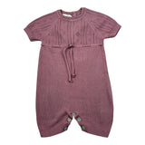 Maglifici di Verona Pagliaccetto Tinta Unita In Maglia per Neonata 0453244 ROSA MAGLIFICI DI VERONA 