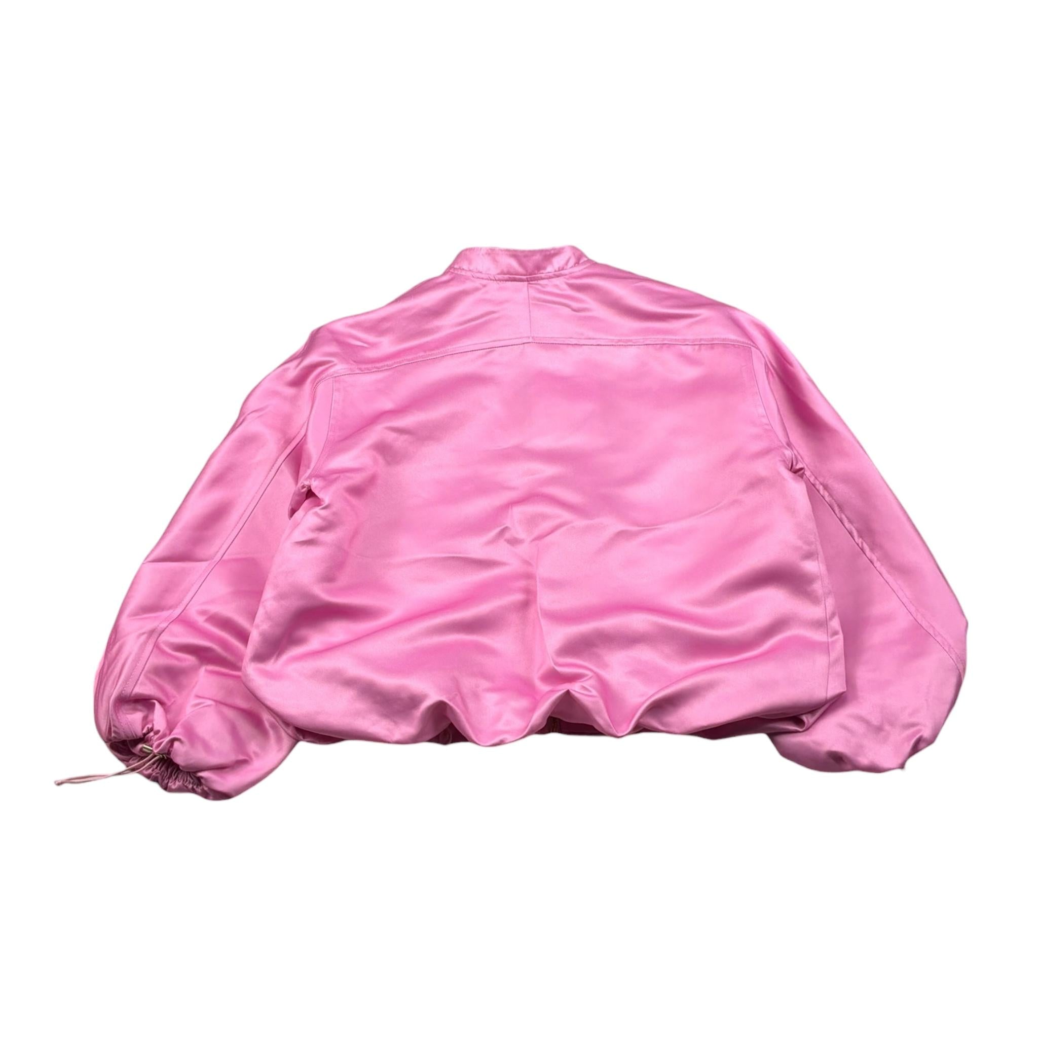 Lu Lu By Miss Grant Giubbino Tinta Unita con Zip per Bambina KLL3654 ROSA LU LU BY MISS GRANT 