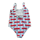 Moschino Costume Intero Tinta Unita con Fantasia per Bambina H1L00B BIANCO MOSCHINO 