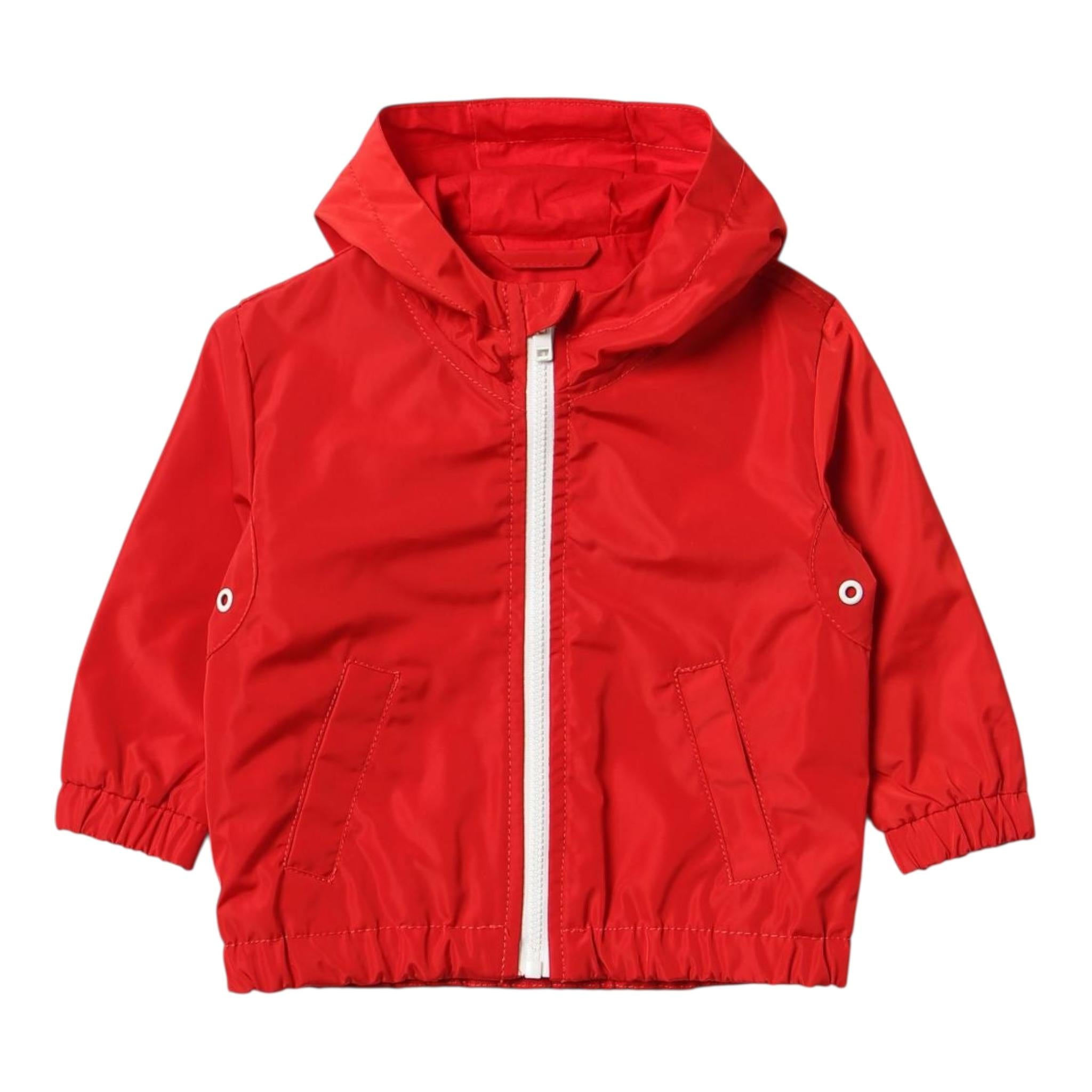 Diesel Giubbino Tinta Unita con Cappuccio E Stampa per Neonato K00329 ROSSO DIESEL 