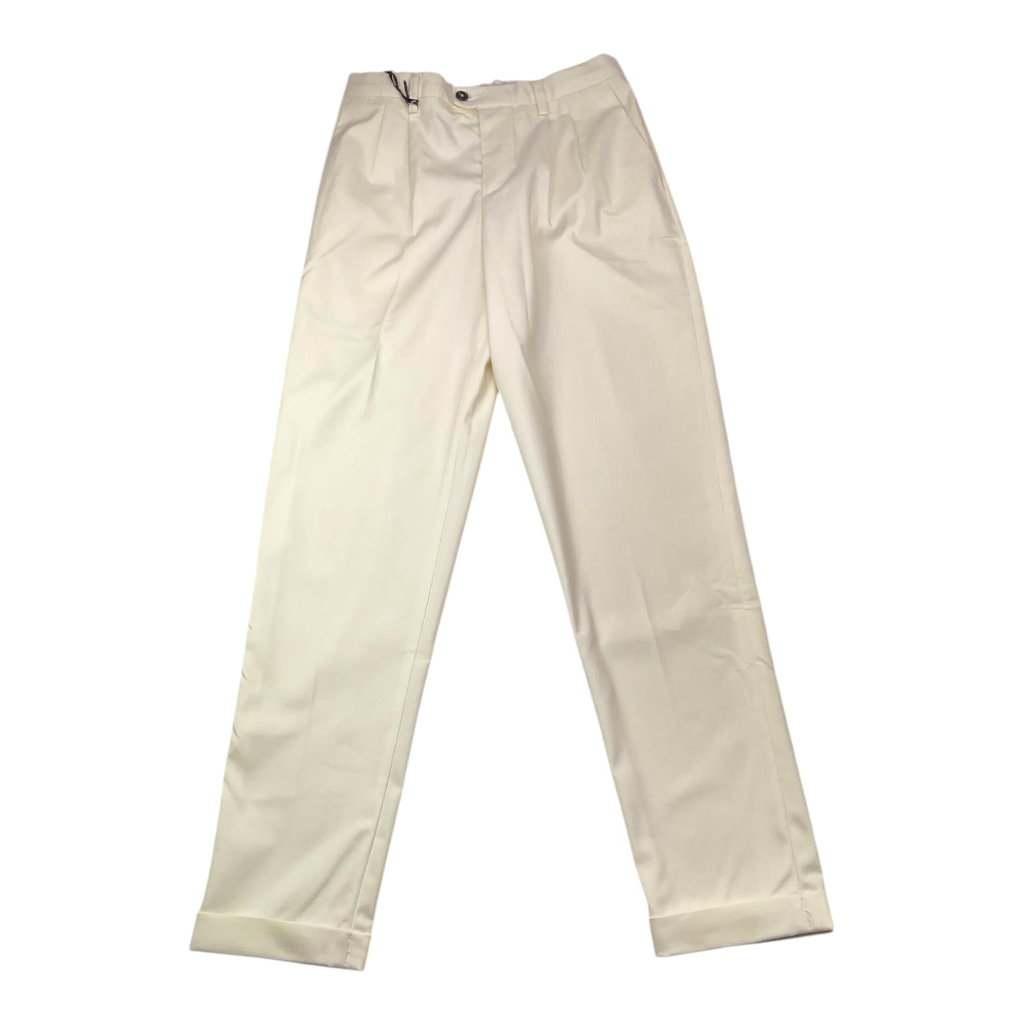 MICHAEL COAL pantalone tinta unita con elastico in vita Panna per Bambino MC3055J PANNA MICHAEL COAL 